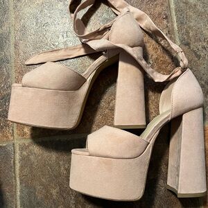 Blush Platform Heels